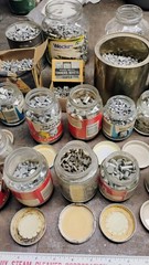 50 POUNDS OF ASSORTED TINNERS RIVETS AND OTHERS. TAKE THEM ALL.