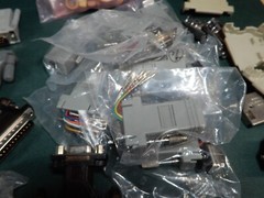 Huge Lot of 485 422 Communication Null Modem and Other Adaptors DB25 DB9 Lot!