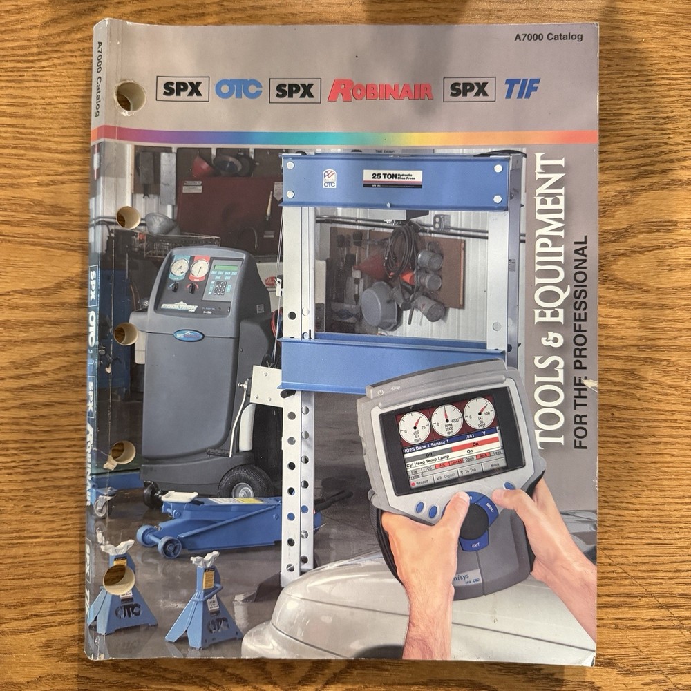 2002 SPX Service Solutions Heavy-Duty Tools and Equipment Catalog