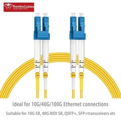 1000 Ft OS2 LC to LC Single Mode Fiber Patch Cable
