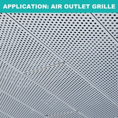 11.8″ x 5.9″ 304 Stainless Steel Perforated Sheet 0.39″ Hole 19GA Expanded Mesh