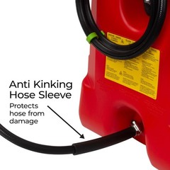 Portable Fuel Transfer Pump, 14 Gallon Gas Caddy