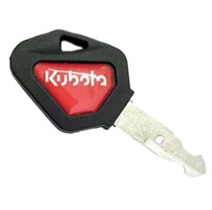 Kubota Skid Steer Track Loader & Mini Excavator Ignition Key with Red Logo 459A