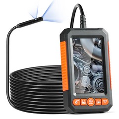 VEVOR Endoscope Camera with Lights Dual Lens Borescope 16.4FT Cable 4.3″ Screen