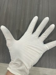 2800WL White Latex 5 mil Disposable Latex Glove 1000/CS