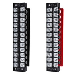 US Dual Row 3-12 Positions 600V 15A Screw Terminal Block Terminal Barrier Strip