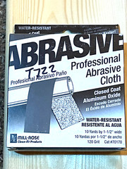 Professional Abrasive Cloth, Closed Coat Aluminum Oxide, 10 Yards x 1-1/2″
