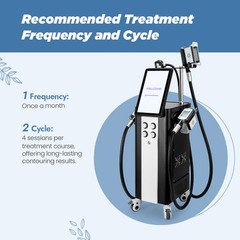 4 Handles Freezing Double Chin Removal Cool Therapy Body Massager Salon Machine