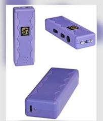 3 N 1 (STUN, ALARM, FLASHLIGHT) WOMEN Self Defense 4 ” Rechargeable STUN GUN