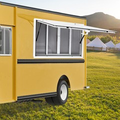 50″L x 30″W Concession Stand Serving Window Food Truck Service Awning Aluminum
