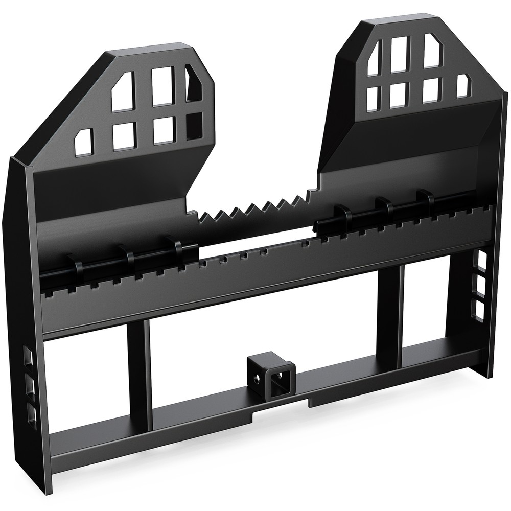 Pallet Fork Attachment Frame with 2″ Receiver for Skid Steer Tractor 4000LBS