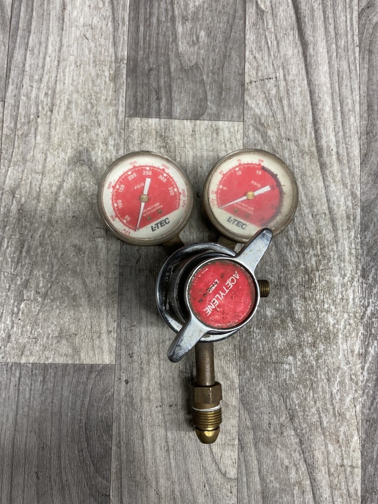 L-Tec Acetylene Gas Regulator Welding Gauge #412B150PR3