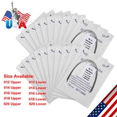10pcs/pk Dental Orthodontic Niti Arch Wire Round Ovoid Form all size option
