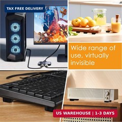 Rubber Feet for Electronics, Adhesive Rubber Feet 16PCS, Black Rubber Bumpers Se