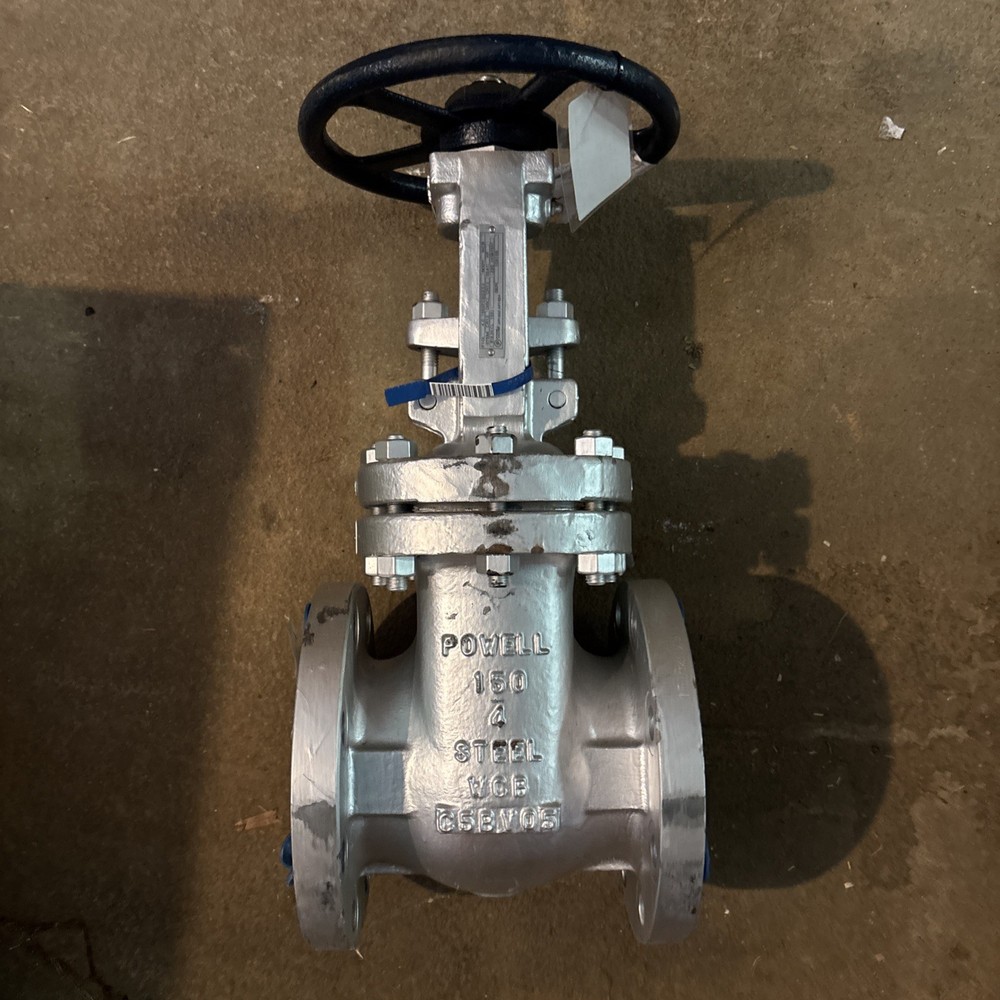 Powell 4″ Steel Gate Valve 150 WCB C41523 CR13 HF #70C1PR4