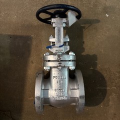 Powell 4″ Steel Gate Valve 150 WCB C41523 CR13 HF #70C1PR4