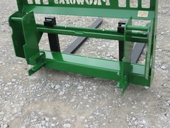 48″ 5,500 Pound Heavy Duty Pallet Fork Attachment Fits John Deere 600 700 Series