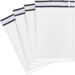 Premium White Poly Mailers, Extra Strong Self-Sealing Shipping Envelopes