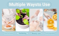 100 PCS Disposable PE Gloves