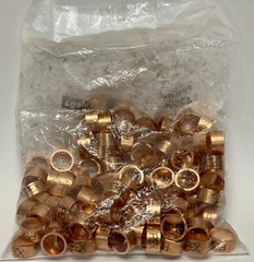 (100) 3/8″ Viega PureFlow 43600 PEX Copper Crimp Rings
