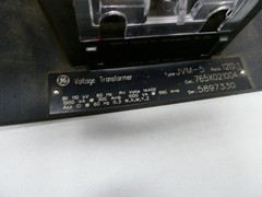 General Electric JVM-5 765X021004 Voltage Transformer 120:1 1500va 14400v 120v