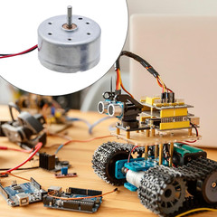 Antrader DC Motor Mini 5V 6000RPM Electric Motor with Wire for DIY Toys Pack of