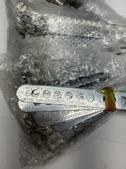 Lot of 40 Allied Bolt 12GAB 12″ Galvanized Steel Ground Strap UL Listed 12 inch