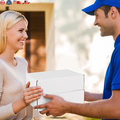Shipping Boxes 7X5X2 Inches White Small Mailing Boxes 25 Pack Cardboard Corrugat