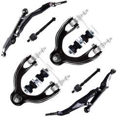 8pcs Control Arms Tie Rods Ball Joints for Civic 1992-1997 del Sol 1992-1995