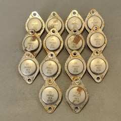 Lot Of 22 2N5882 Transistor GP BJT NPN 80V 30A By Motorola
