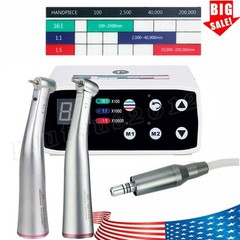 Dental Brushless LED Electric Micro Motor/1:5/1:1 Increasing Handpiece USA