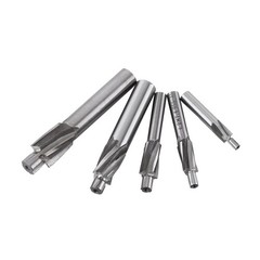 5Pcs Counterbore Drill Bits Set, 4 Flutes Straight End Mill Cutter HSS Countersi