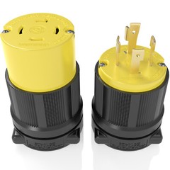 NEMA L14-20P / L14-20R Plug Cord Set 20A 125/250V Locking UL Listed / Generator