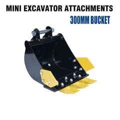 300mm Narrow Bucket Mini Excavator For Mini digger Attachments 0.8-2 ton New