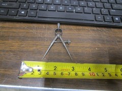 Nice Vintage Brown & Sharpe Round Leg 2″ Spring Type Divider Caliper USA
