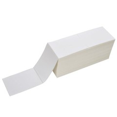 4000-20000 Fanfold 4 x 6 Direct Thermal Barcode Shipping Labels – Zebra 2844