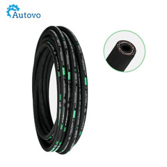 1/2″ x 50 ft Hydraulic Hose 3988 PSI 2 Steel Wire Braid Rubber Flexible Hose