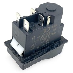 KJD17/120V Switch 5-Pin 16A Push Button Solenoid (1-Pack) 120V