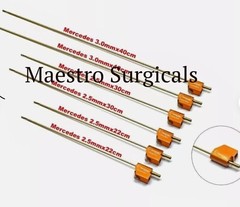 MicroAire Pal Type Fitting Liposuction Cannulas Reusable Set of 6 ,Premium Grade