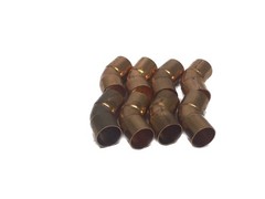(8) NOS Unbranded 3/4” x 3/4” 45° Elbow Copper Pipe Solder Fittings