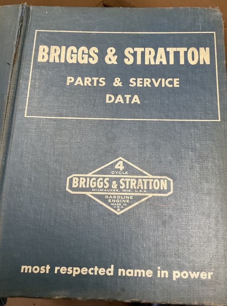 Older Briggs & Stratton Parts & Service Data Manual
