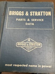 Older Briggs & Stratton Parts & Service Data Manual