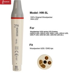 Woodpecker DTE EMS PIEZON LED Dental Ultrasonic Scaler Handpiece Tip HD-7L HW-5L