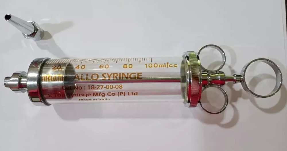 Reiner Alexander Glass Toomey Syringe TURP 100ML FAST SHIPPING