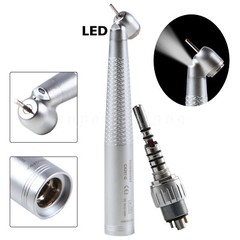 COXO Dental Fiber Optic LED 45 Degree Handpiece /Swivel Coupler 6 Hole Fit KAV