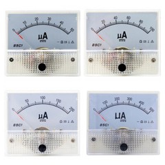 DC Ammeter 50uA 100uA 200uA 300uA 500uA 85C1 Ammeter Analog Amp Panel Meter