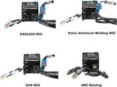 Gas and Gasless 200A 110V/220V Multiprocess MIG Welder – 4-In-1 Welding Machine