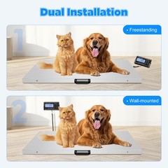 500kg Digital Livestock Weight Vet Scale w/LCD Display For Dog Hog Pig Sheep