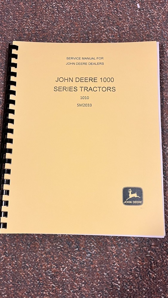 John Deere 1010 Series Tractor Service Repair Manual – SM2033