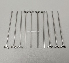 10 Dental Ball Retainer J Clasp Oblique Clasps Bars Ball-Type Y-Type Scheu Style